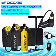 Load image into Gallery viewer, DCCMS diving oxygen tank scuba diving equipment portable snorkeling oxygen tank scuba diving spare oxygen tank