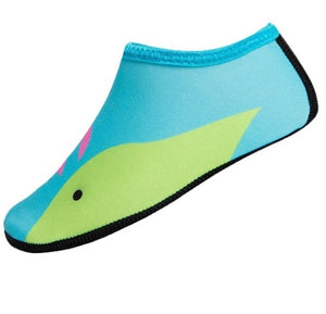 2019 New Beach Swimming Water Sport Socks Anti Slip Shoes Yoga Fitness Dance Swim Surfing Diving Underwater Shoes for Kids D40