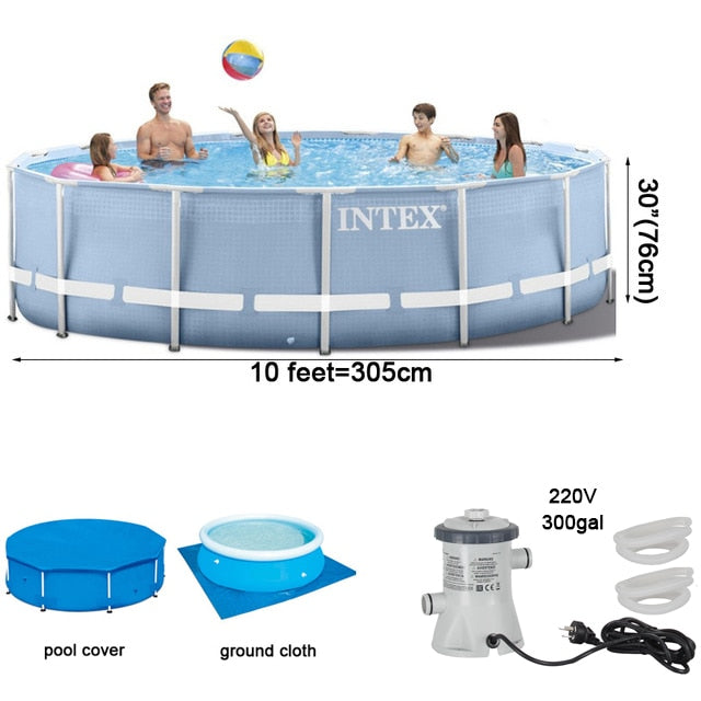 Intex pool 457x122 online