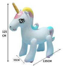 Load image into Gallery viewer, Rooxin Giant Inflatable Unicorn Water Spray Pool Toys Swimming Float Outdoor Fountain Beach Party Children&#39;s Summer Toys
