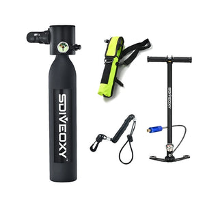 SDIVEOXY scuba diving 0.5L miniature oxygen tank swimming equipment diving scuba adapter portable snorkeling equipment